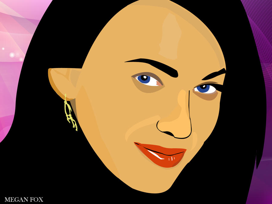 Mean Fox Vector Megan Fox vector art by octa26 on DeviantArt