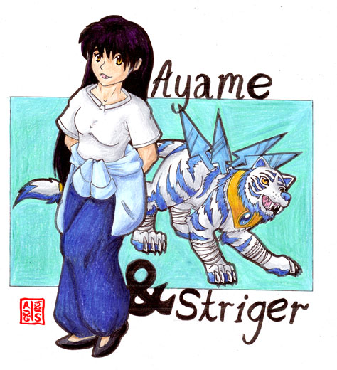 Ayame and Striger_colour