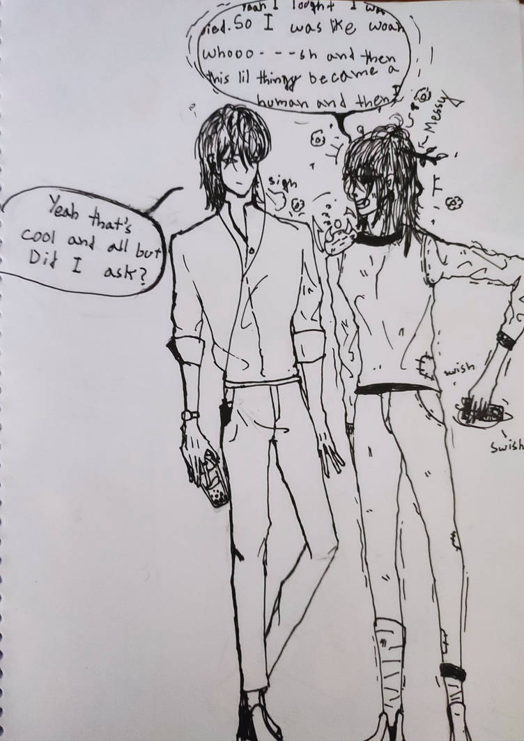 Quick sketch of a webtoon panel i had in mind by Namhin-King on DeviantArt