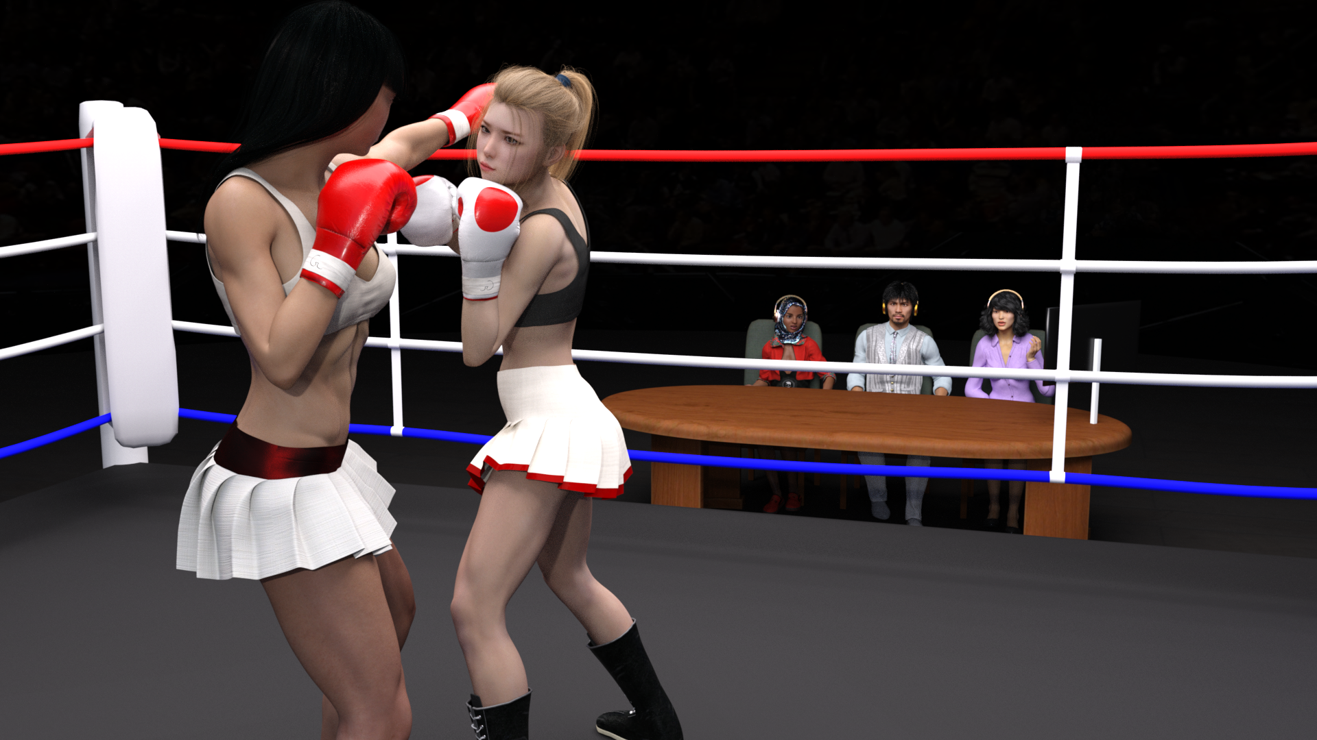 Boxing Comic Cartoon Female Boxing on Female-Boxing - DeviantArt