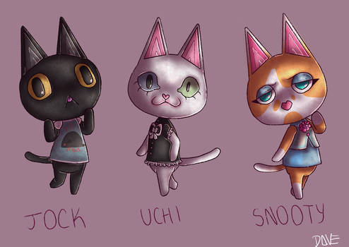 Our Cats as Villagers