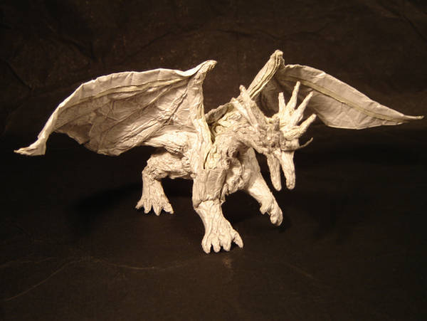 Origami Ancient Dragon by KamiWasa