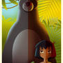 The Jungle Book Art Deco poster