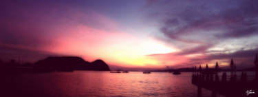 Dock and Sunset