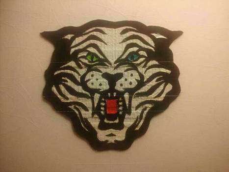 Duct Tape Tiger Decal 