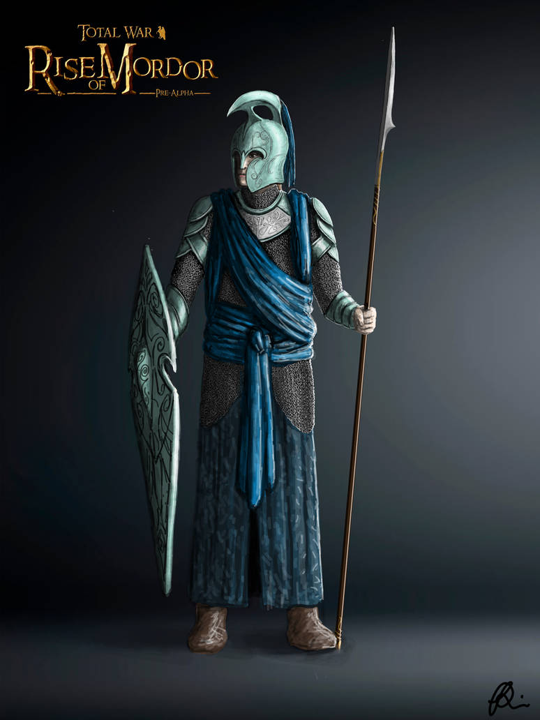 High Elf concept art - Rise of Mordor by TomRomain on DeviantArt