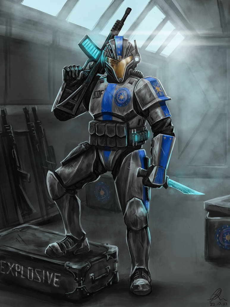 Csf Commandos Deviantart S.D.F. Soldier by TomRomain on DeviantArt