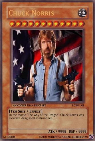 chuck norris yugioh card Chuck Norris YUGIOH STYLE by t3hl337m4574l-l on DeviantArt