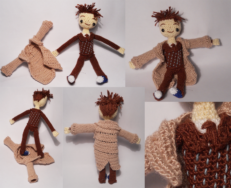 The 10th Doctor Amigurumi by TheSmall-Stuff