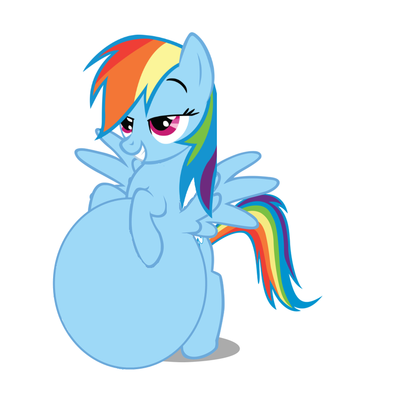 Dashie Wants Tummeh Wubs!