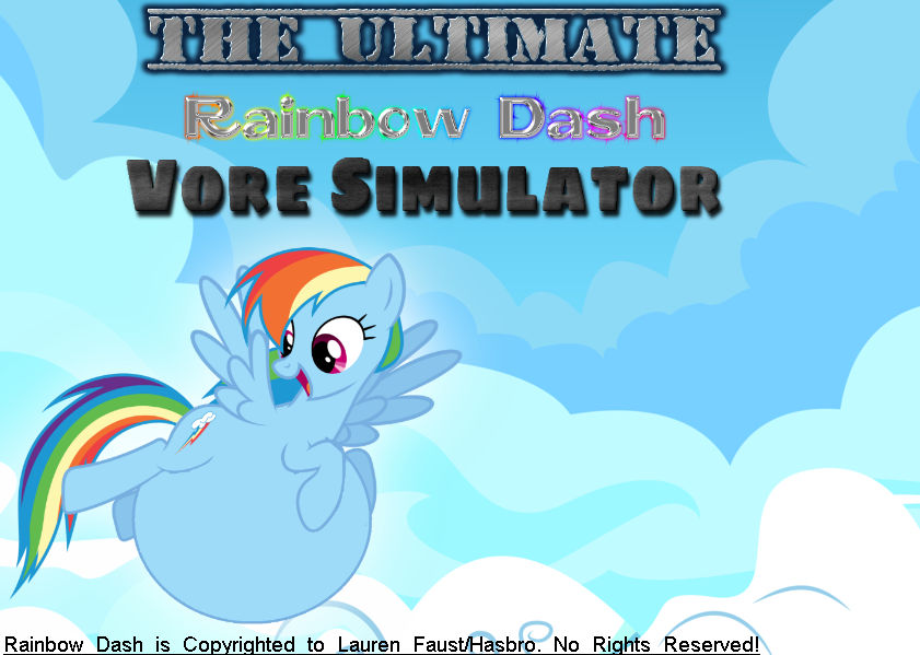The Ultimate Rainbow Dash Vore Simulator Title! by DashieVore on DeviantArt