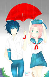 love umbrella by Nekuri-kun