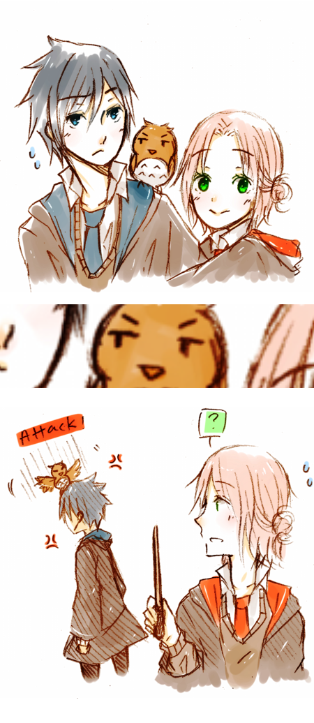 SasuSaku goes to Hogwarts~