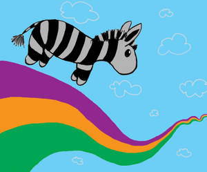 Peppamint the little Zebra