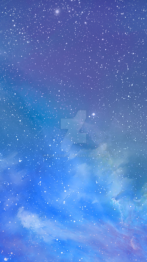 ios 7 galaxy wallpaper