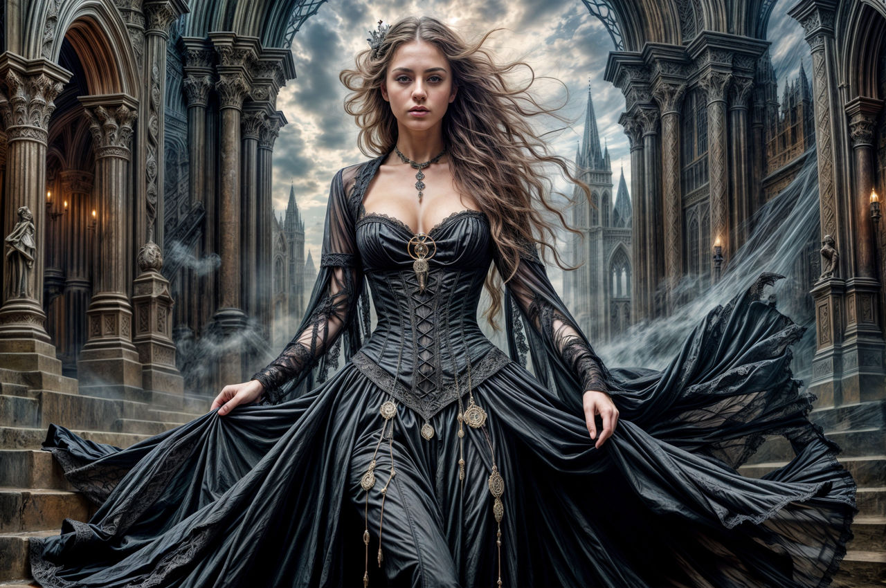 Gothic princess. by Lietuciennica on DeviantArt