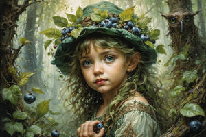 Little blueberry druid.