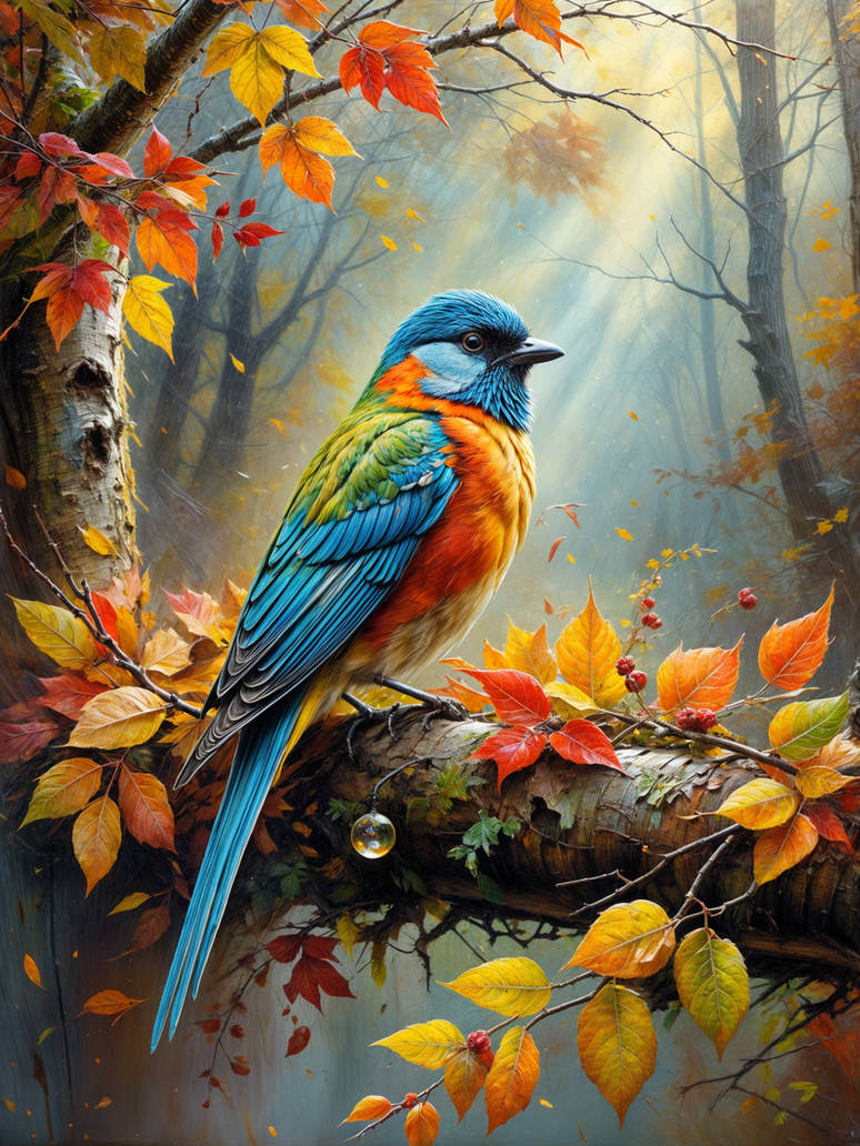 Deviantart Bird Designs Tales of Autumn. Bird. by Lietuciennica on DeviantArt