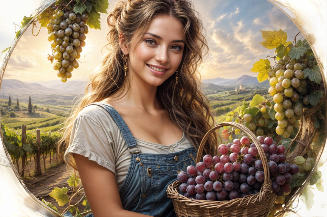 Grape Harvest. by Lietuciennica on DeviantArt