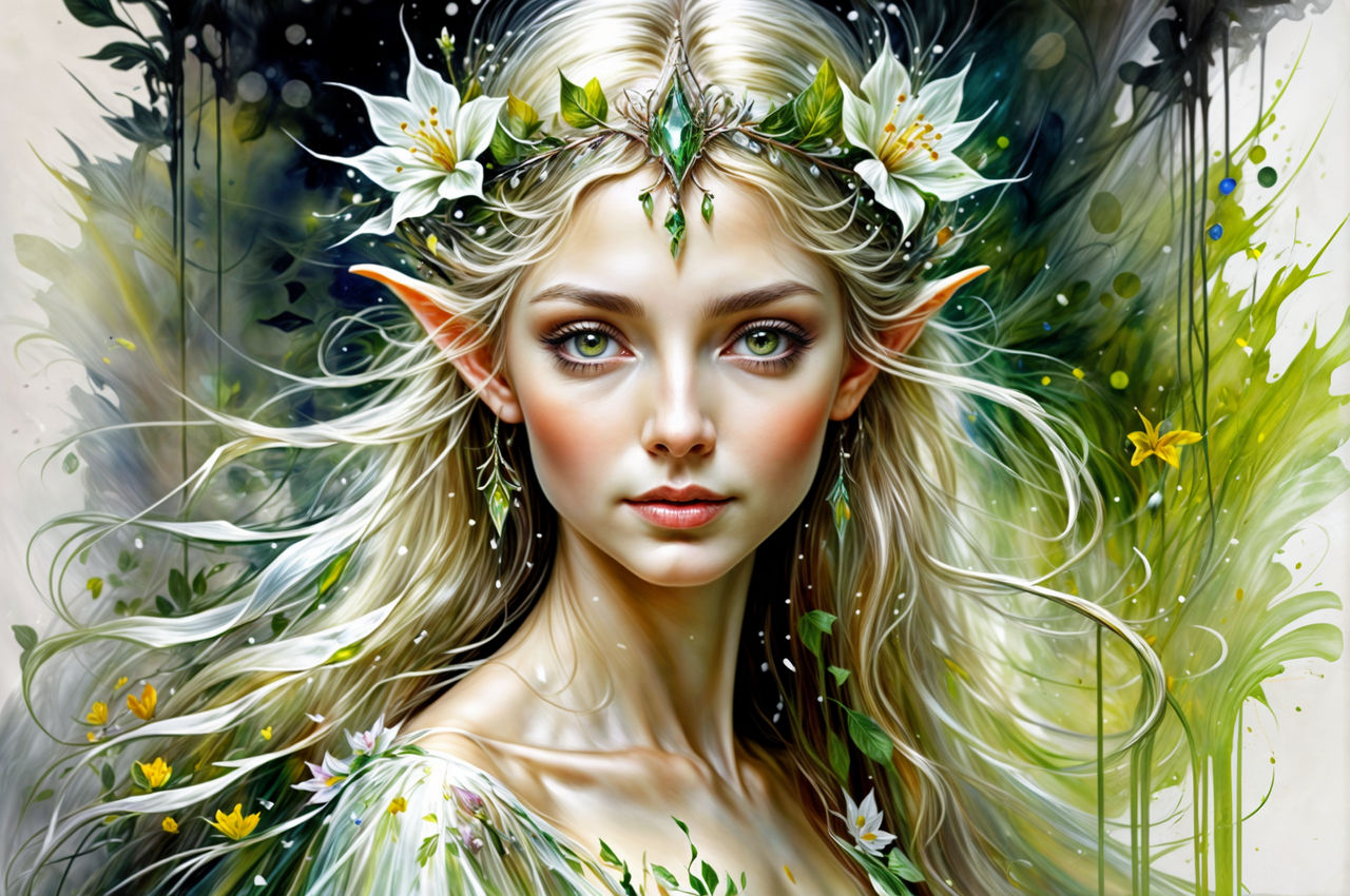 Elf Queen Vector Queen of the Elves. by Lietuciennica on DeviantArt