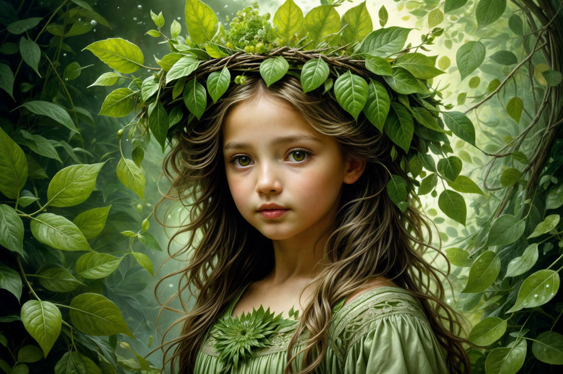 Pre Nymph Little forest nymph. by Lietuciennica on DeviantArt