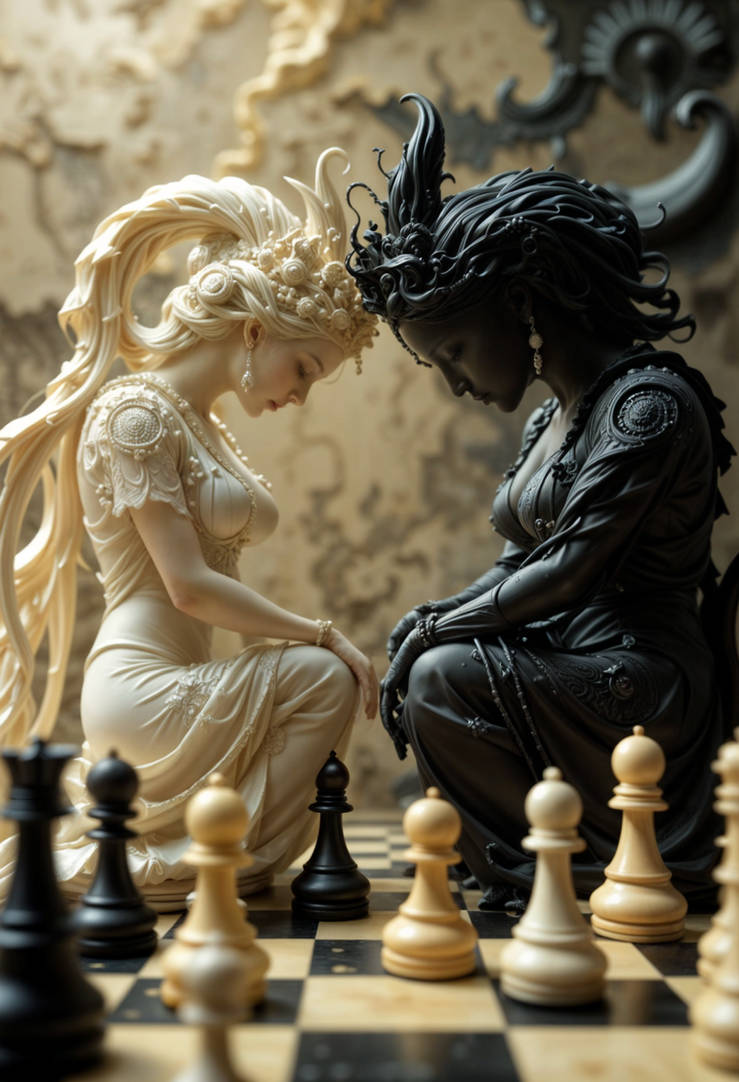 Chess queens. by Lietuciennica on DeviantArt