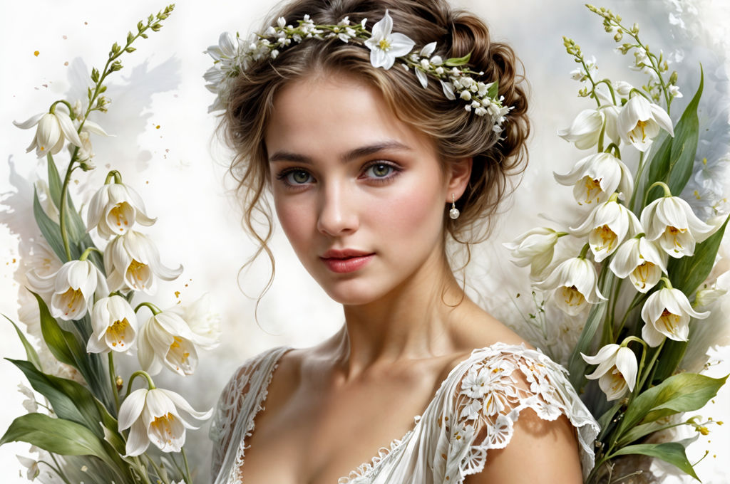 Lily-of-the-valley fairy by Lietuciennica on DeviantArt
