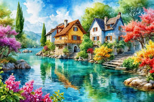 The vibrant colors of spring