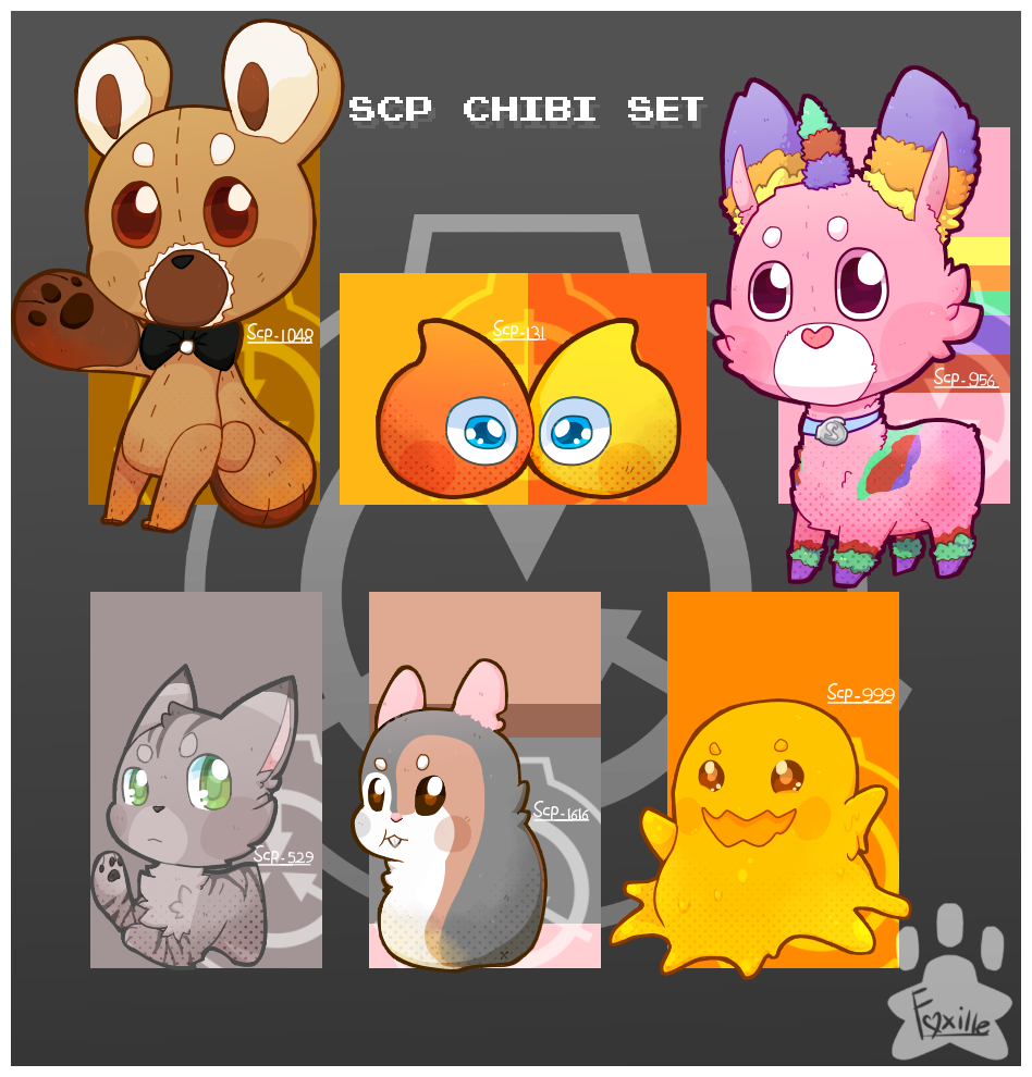 Chibi Set Cute Scp By Foxillefox On Deviantart Chibi Set Cute Scp By Foxillefox On Deviantart