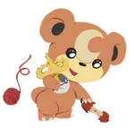 Pokemon Gen II Tribute: Teddiursa by TheFredricus