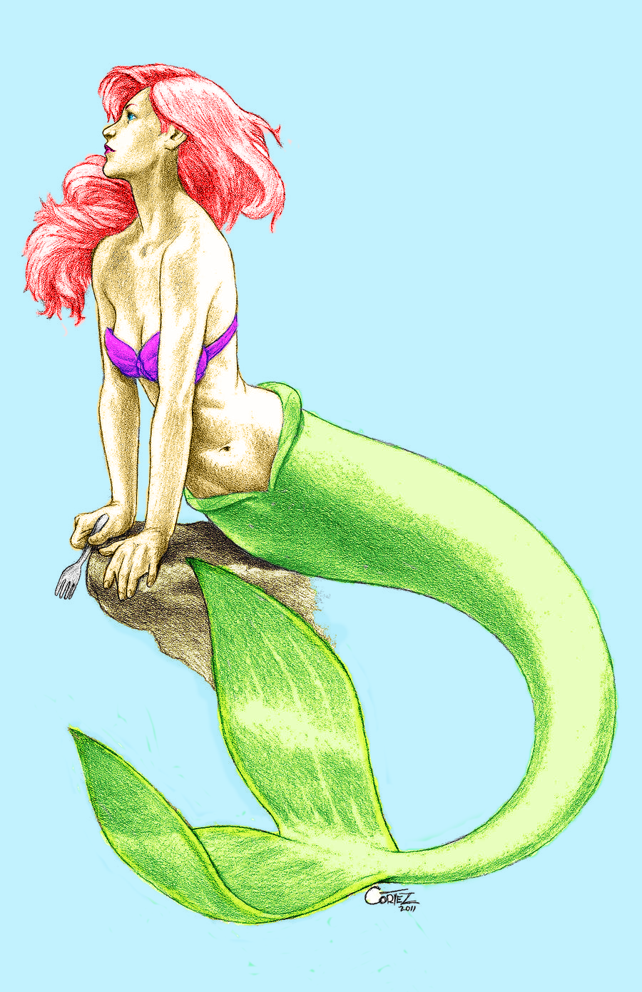 Colored - The litte Mermaid