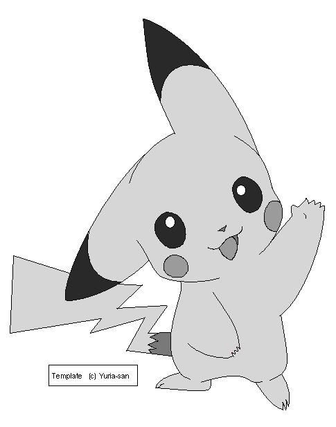 Templates +Pikachu+ by Yuria-san on DeviantArt