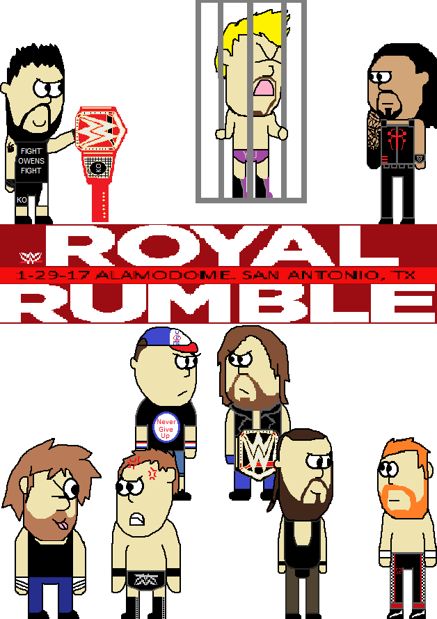 WWE Royal Rumble 2017 poster by firehea on DeviantArt