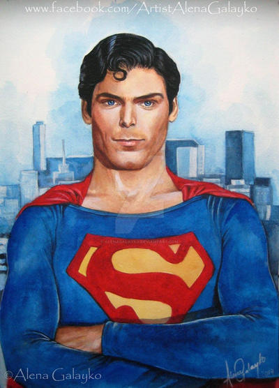 SUPERMAN - Christopher Reeve by AlenaGalayko on DeviantArt