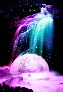 the magic waterfall