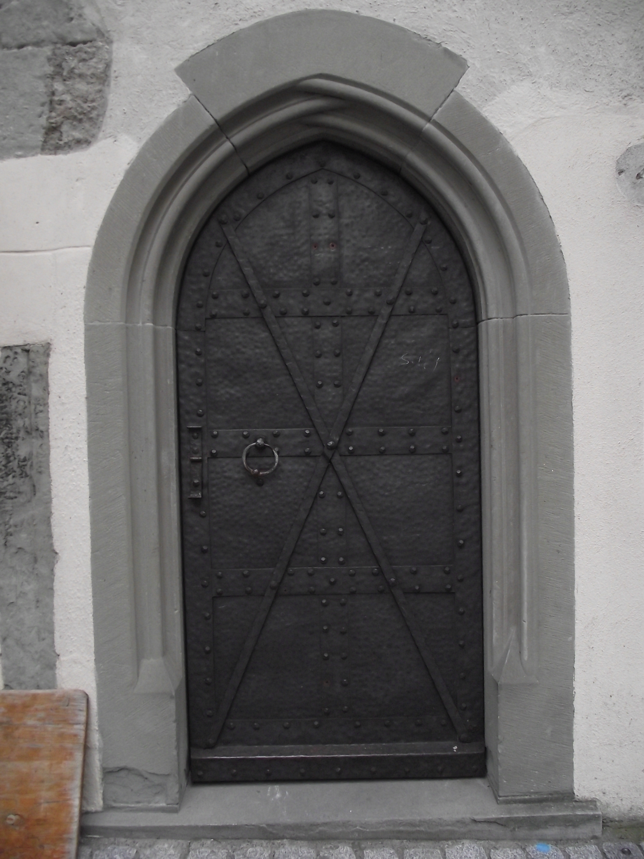 Iron door