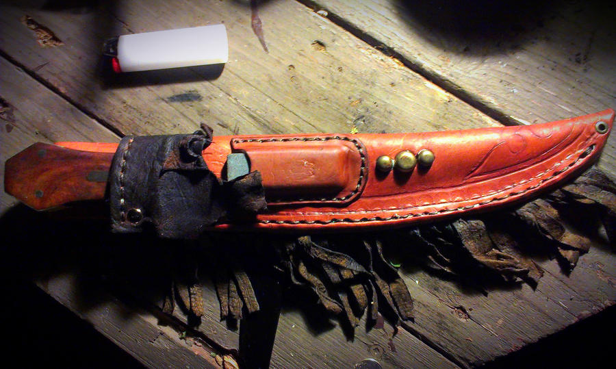 Fringed Bowie Sheath