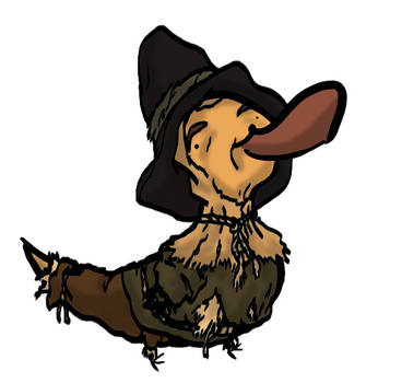 Scarecrow duck