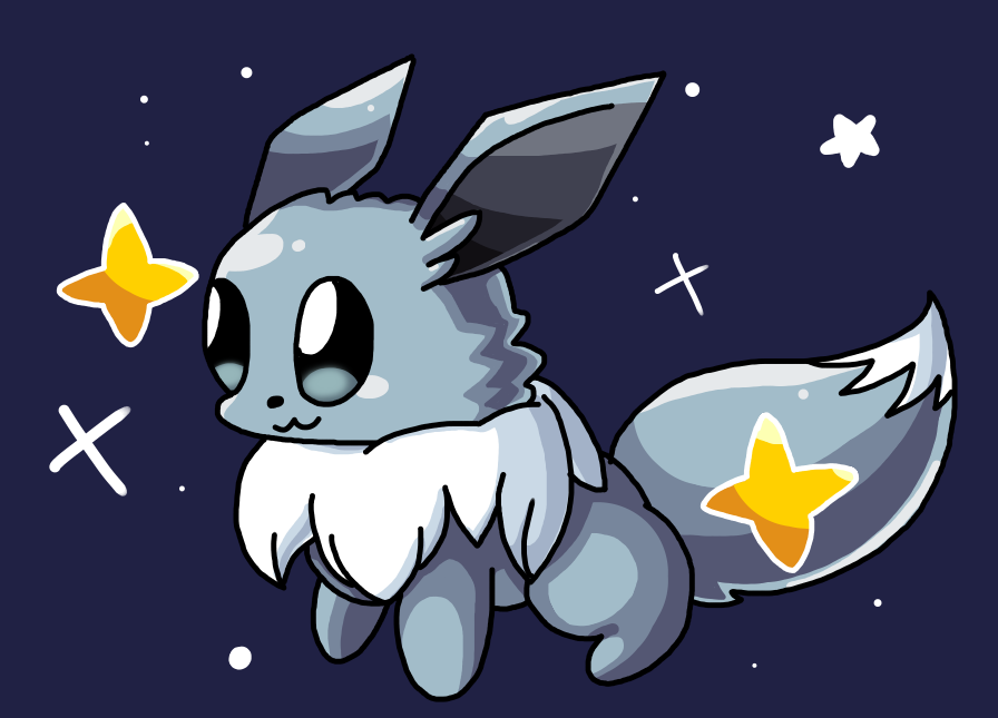 Shiny Eevee by KesslerStormblade on DeviantArt