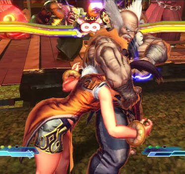 Street fighter x tekken heihachi vs Ling Xiaoyu