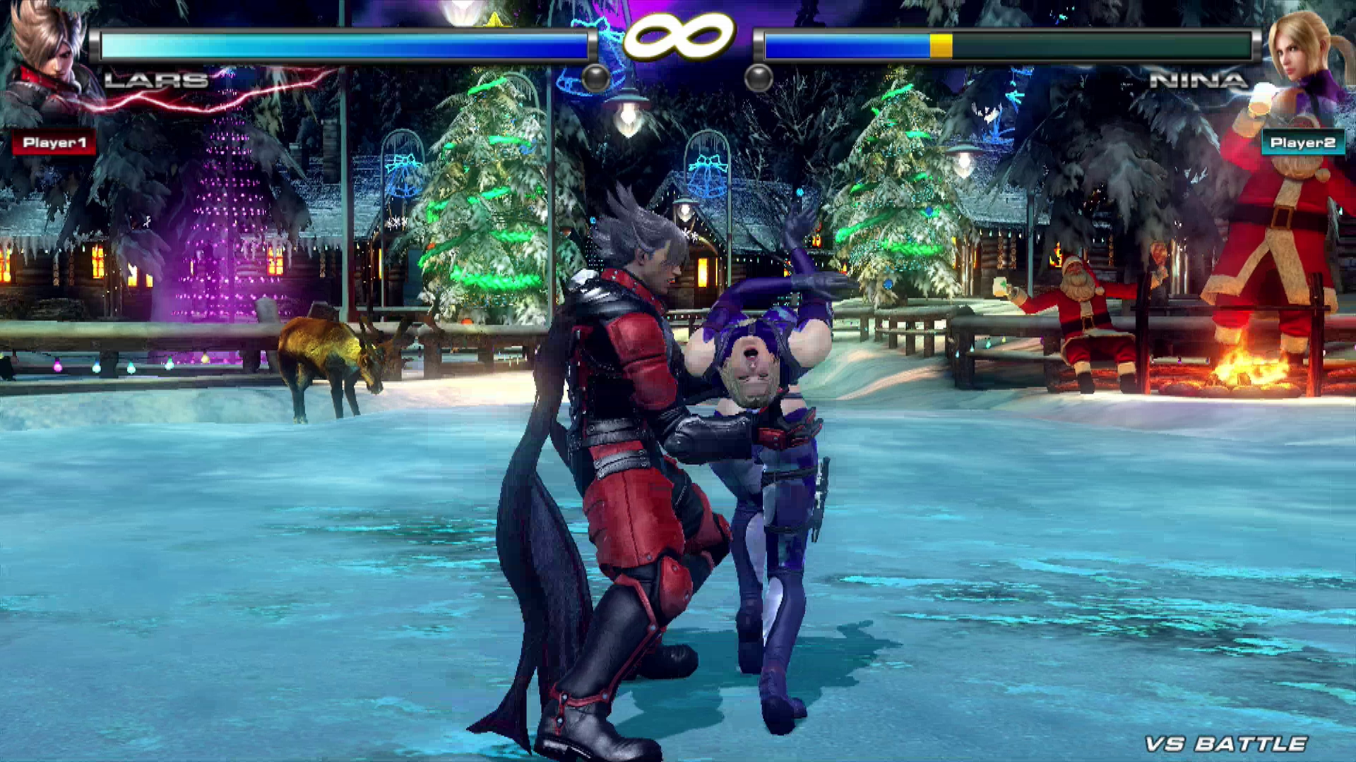 TTT2 Nina Williams vs Lars.