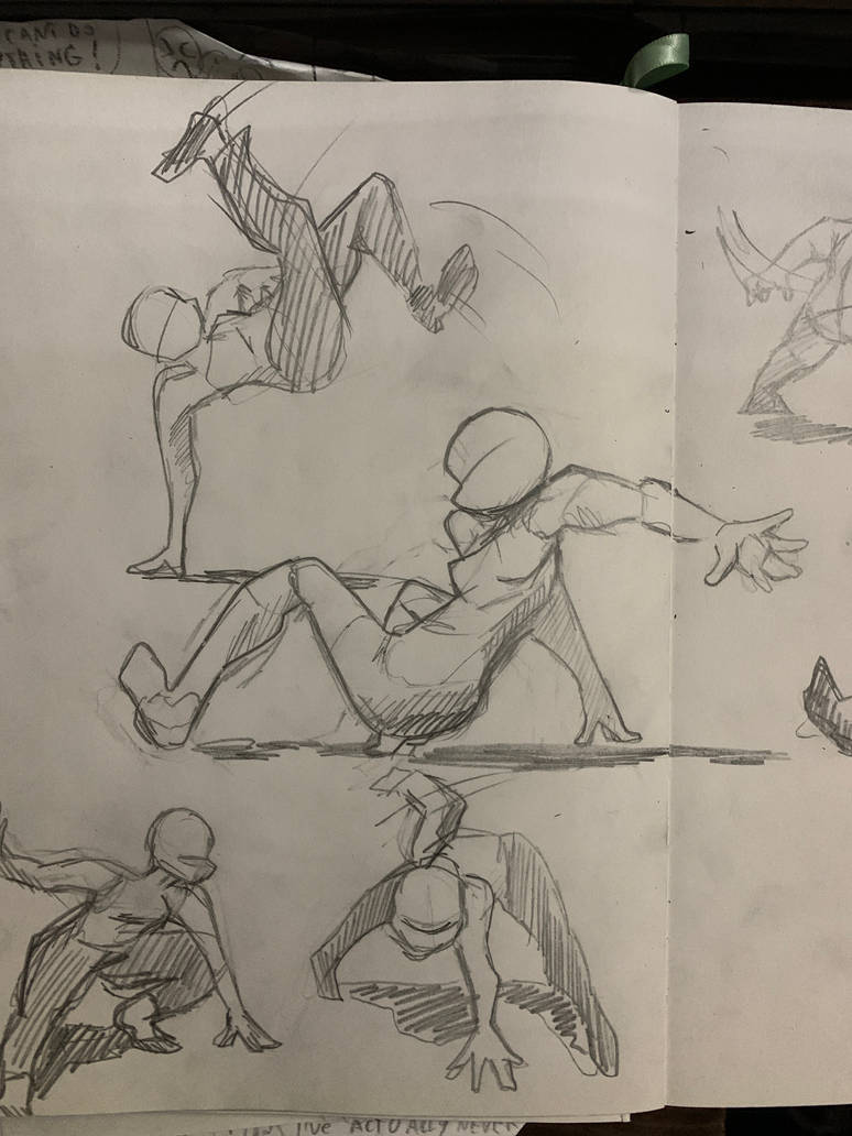 Dynamic Poses From Back Dynamic poses 33 by KrispyHoneyToast on DeviantArt