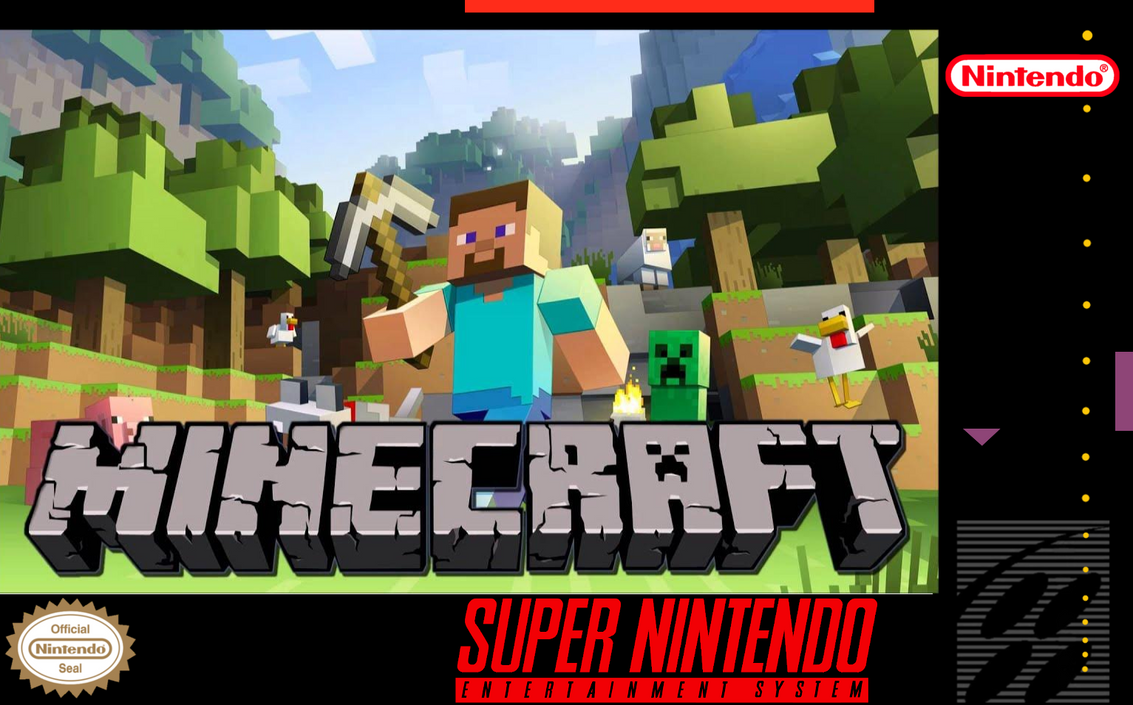 Minecraft Snes Minecraft for SNES by davidtarcugovski on DeviantArt