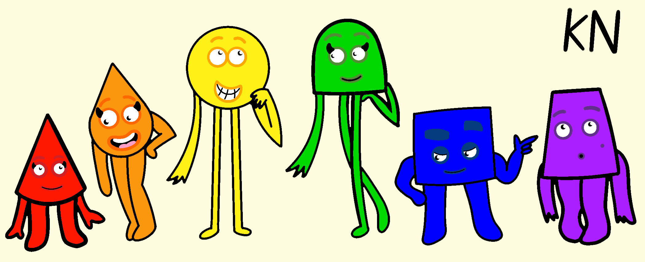 Color Blocks Ocs Fanart for Colourblocks by kendallannnguyen on DeviantArt