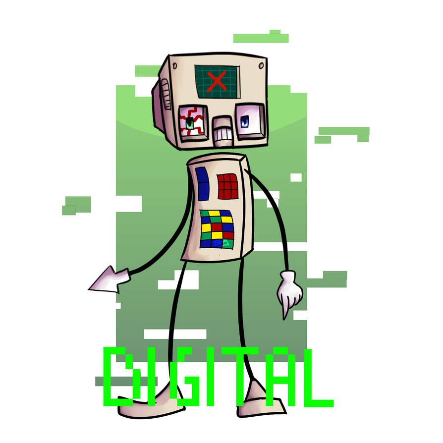 Colin The Computer by kendallannnguyen on DeviantArt