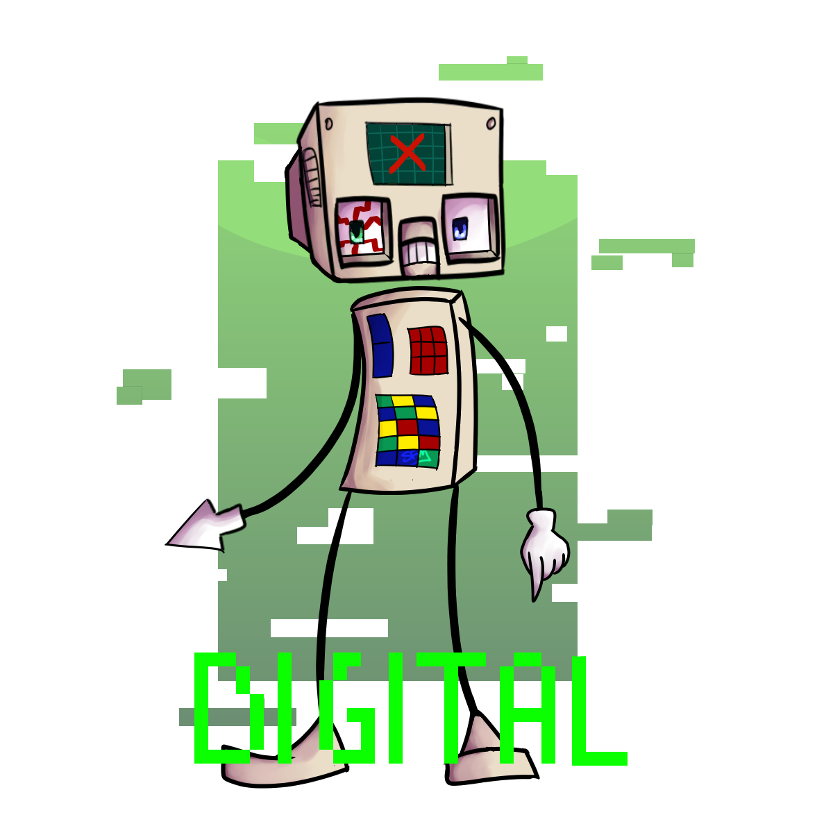 Colinthe Computer Colin The Computer by kendallannnguyen on DeviantArt