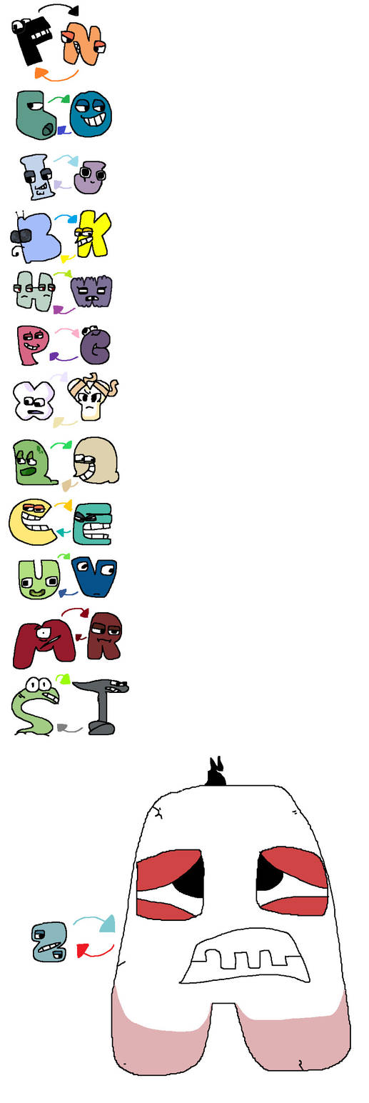 Alphabet Lore Swap Au! (My version) : r/alphabetfriends