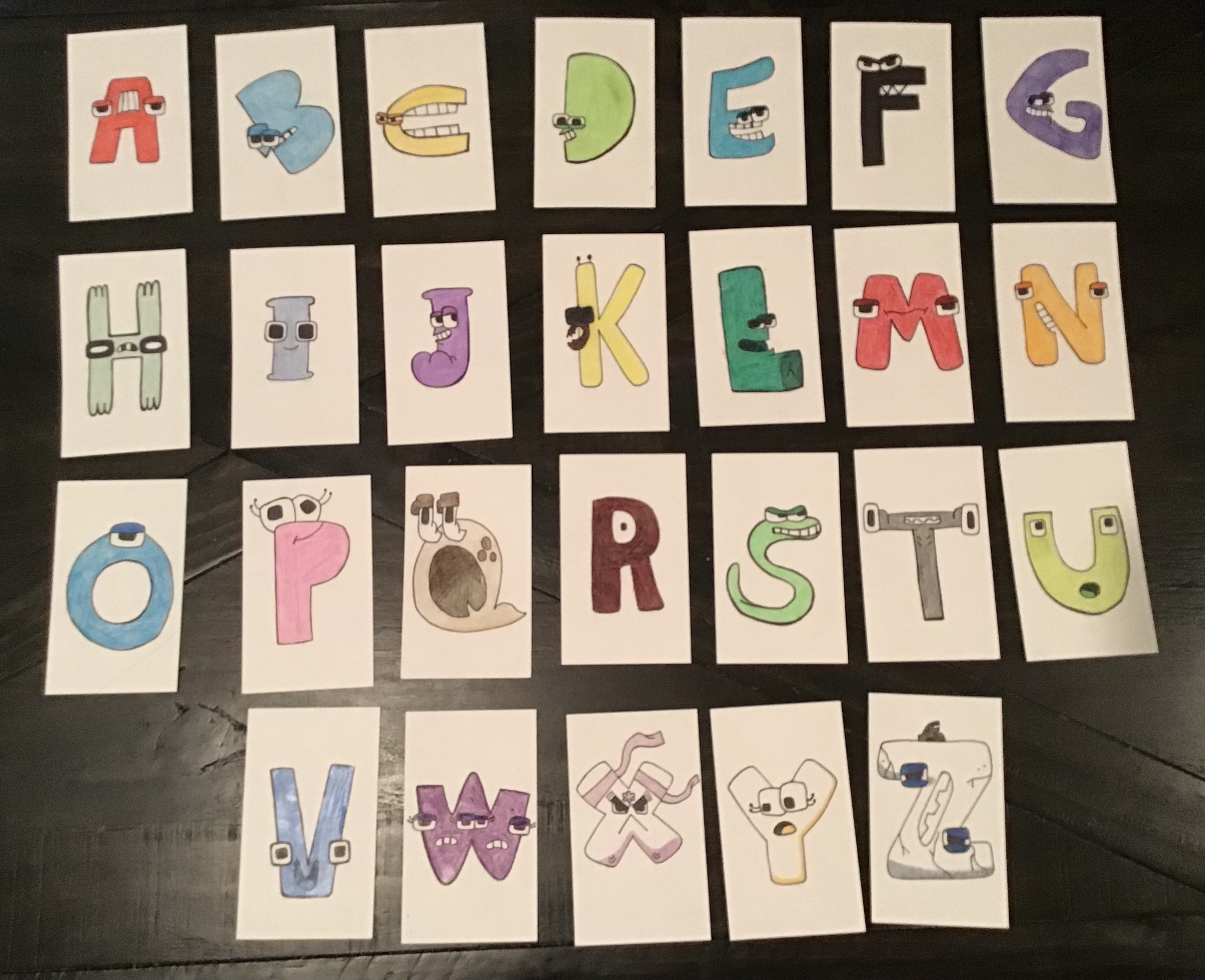 Alphabet Lore Letters by kendallannnguyen on DeviantArt