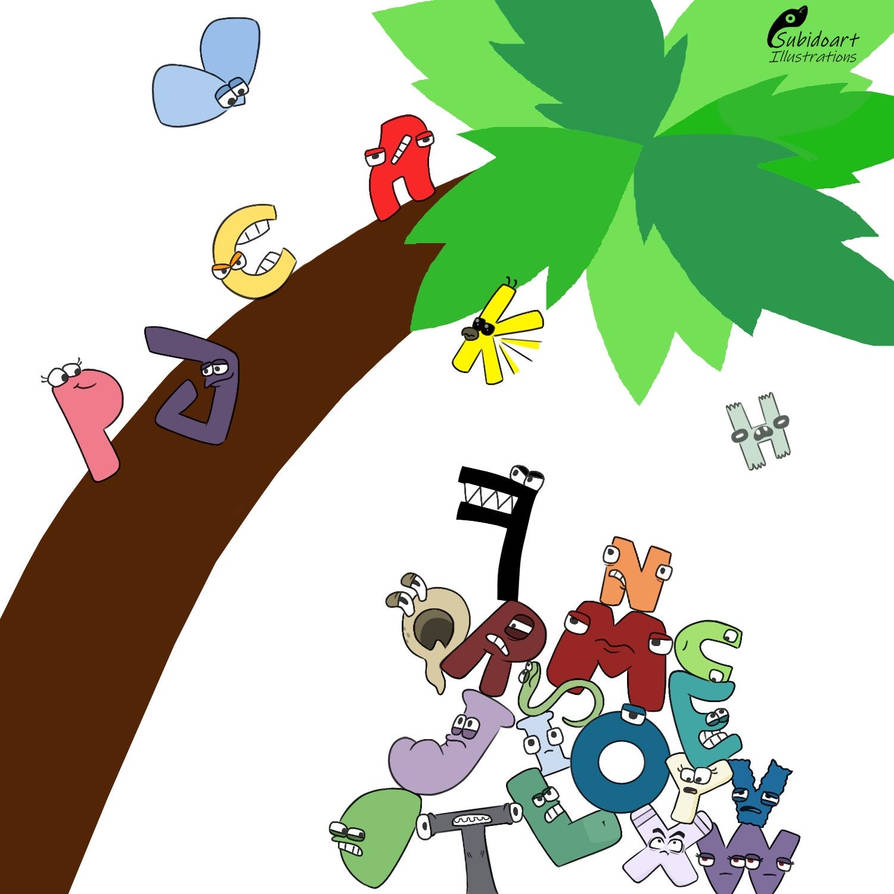 Chicka Chicka Chicka Chicka Boom Boom but Alphabet Lore by kendallannnguyen on DeviantArt