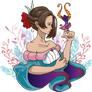 Girl and bird